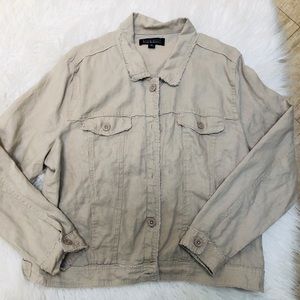 Lightweight linen jacket